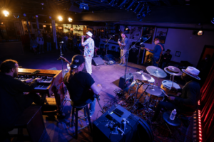 Playing with Tim Dancy, drummer for Al Green